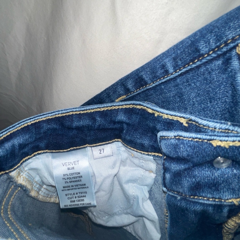 Classic Dark Blue Skinny Jeans - Picture 3 of 5
